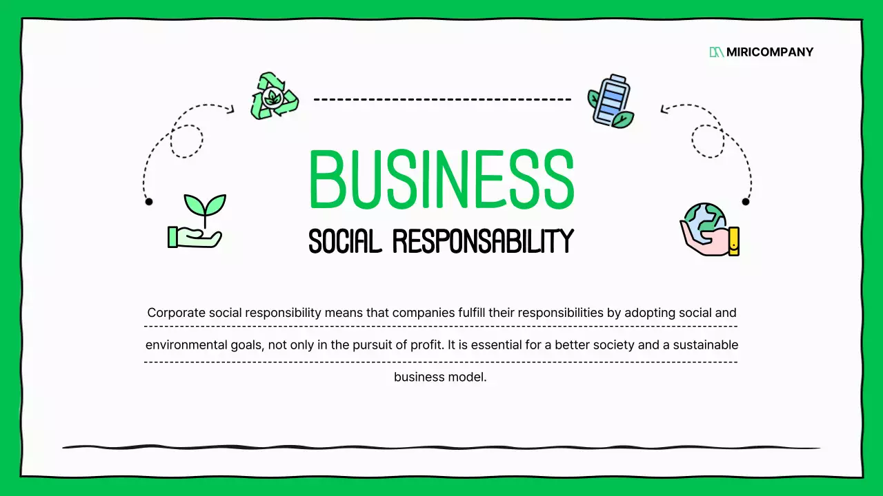 Green Simple Esg Report Presentation