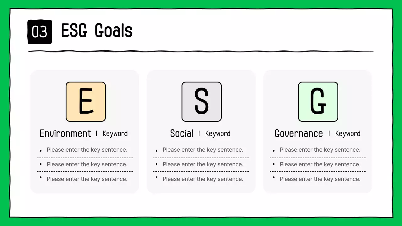 Green Simple Esg Report Presentation