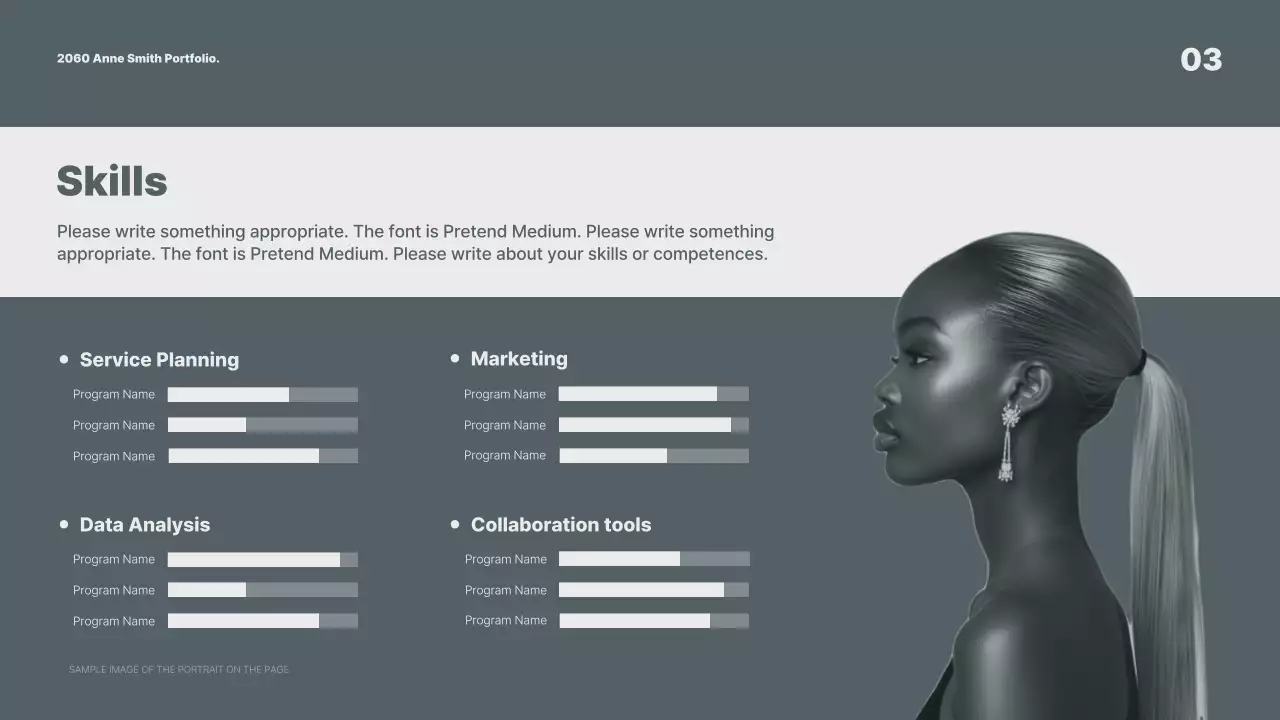 그레이 모던 포트폴리오 프레젠테이션