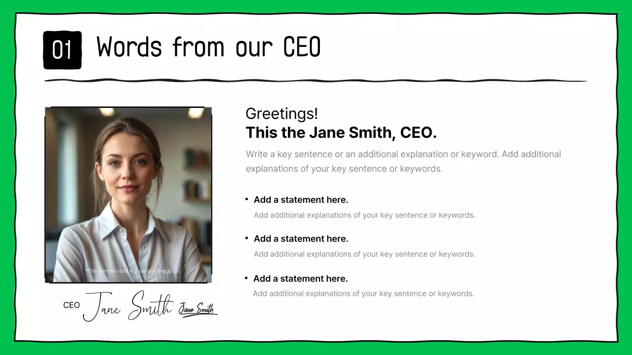 Green Simple Esg Report Presentation