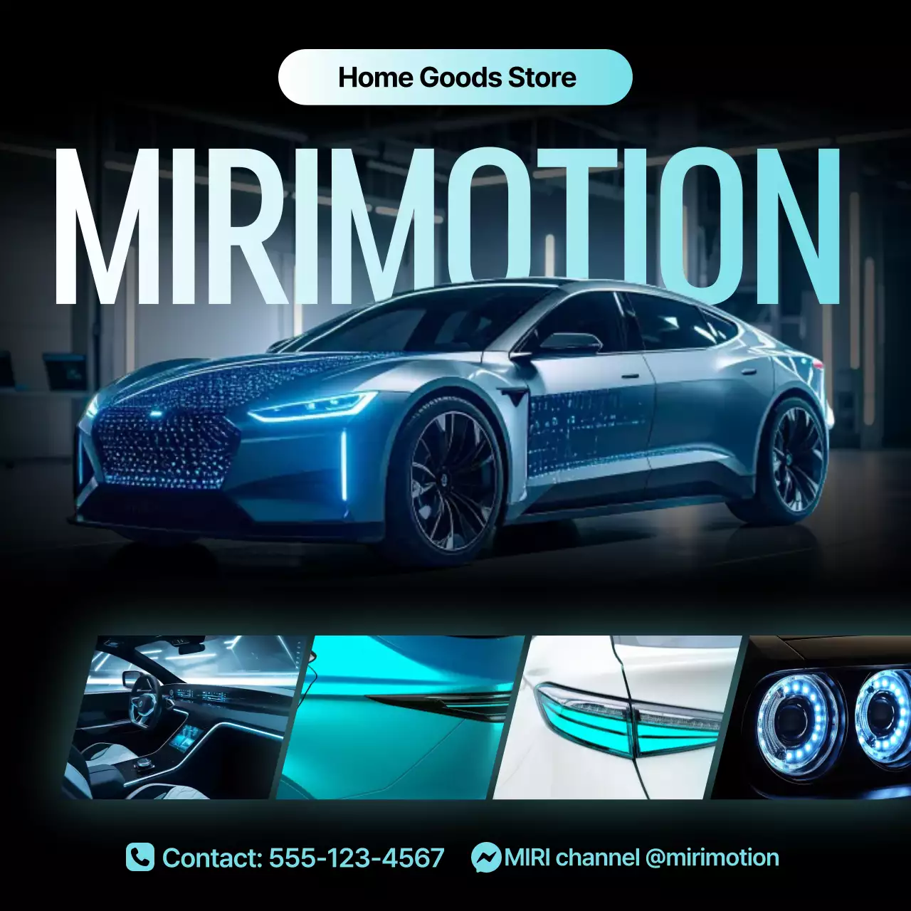 Promoção de produtos de interiores Sky Blue Future