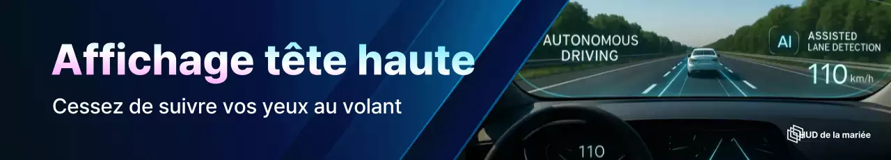 Publicité pour une voiture bleue moderne