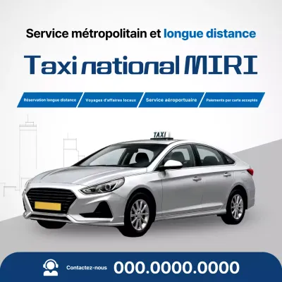 Publicité Gray Modern Transport