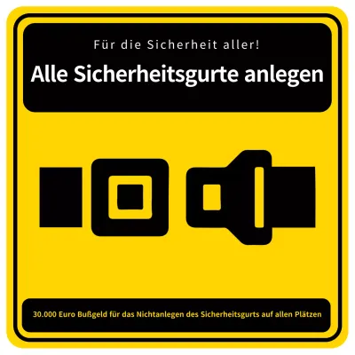 Gelb hervorgehobene Sicherheitshinweise