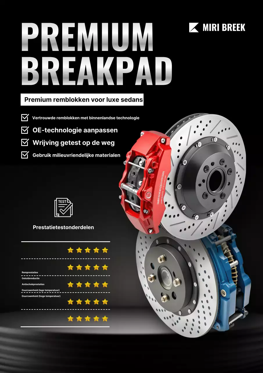 zwarte luxe auto advertentie