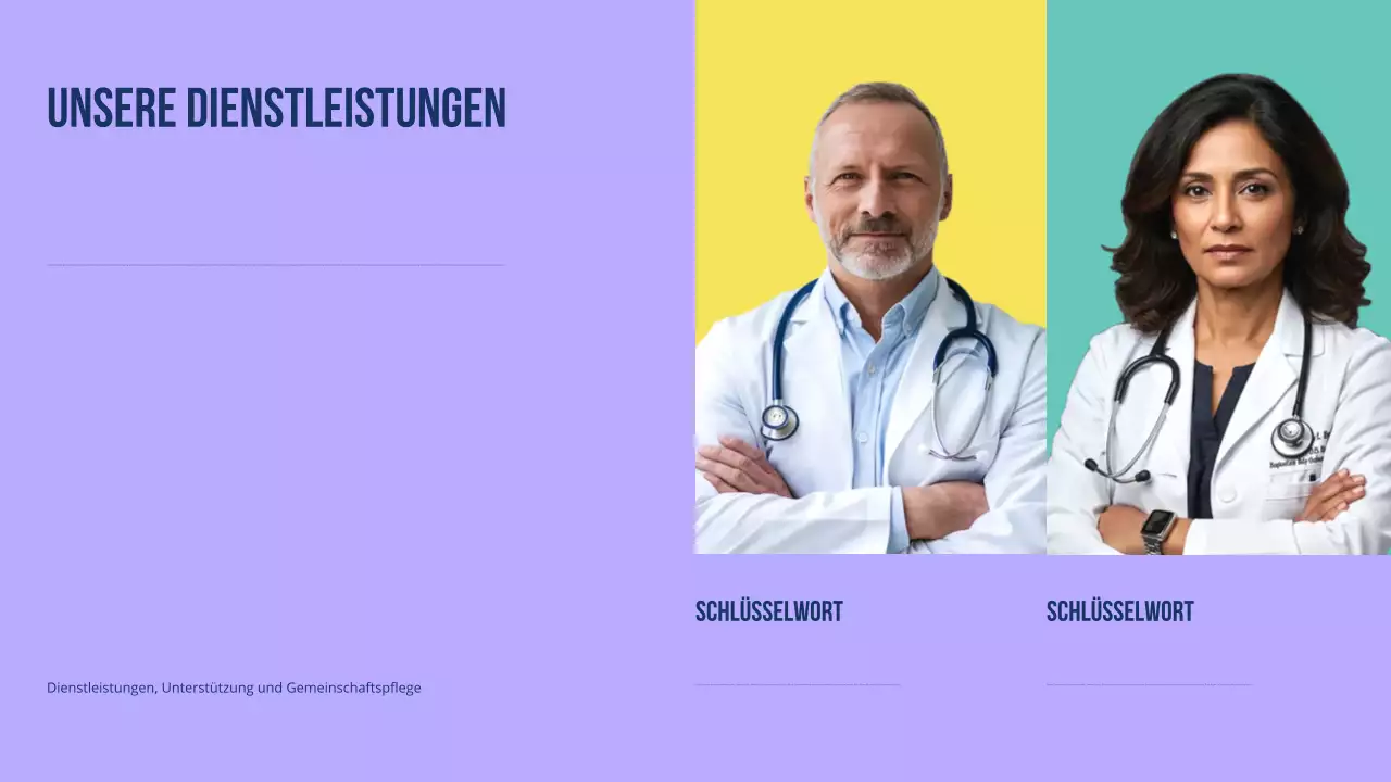 Farbenfrohe, moderne Gesundheitsförderung Präsentation