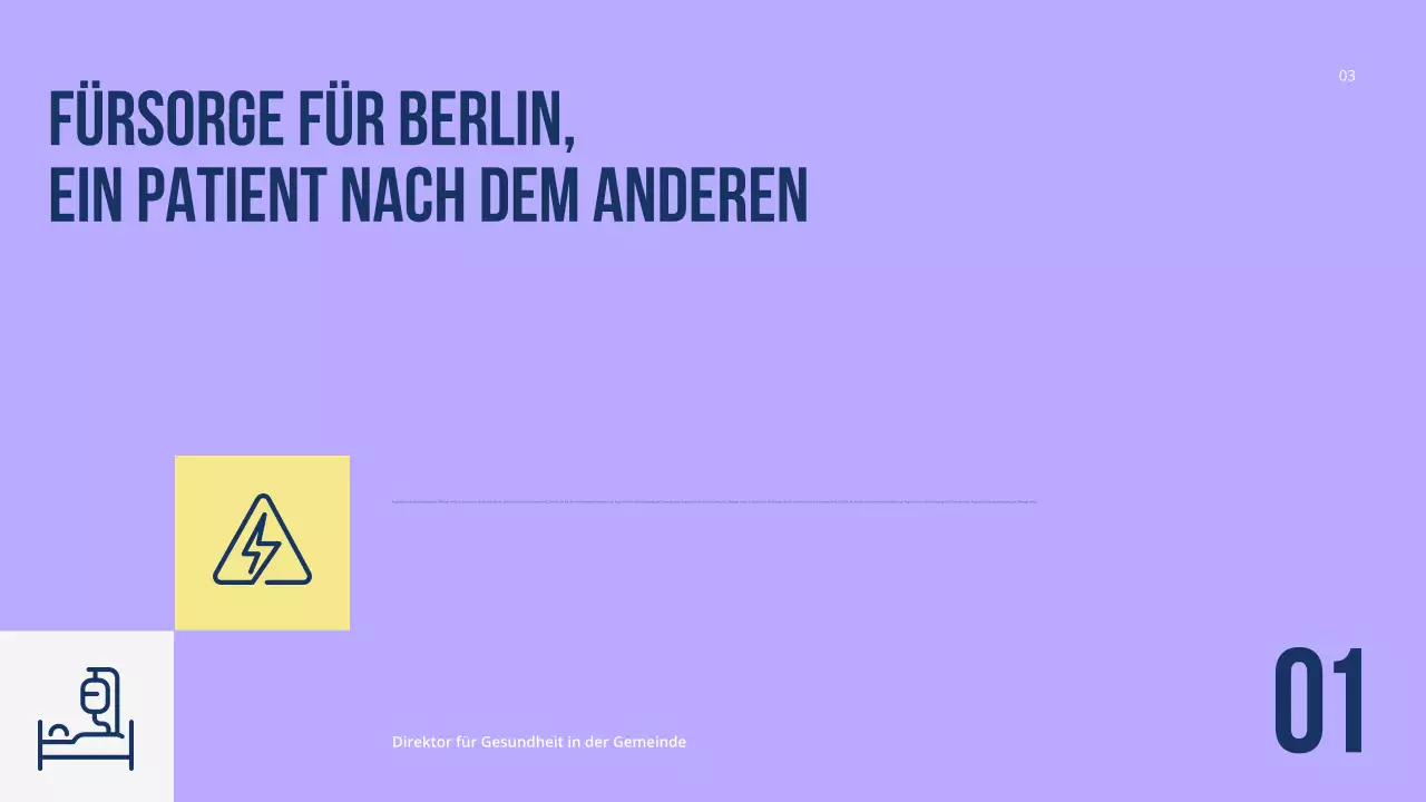 Farbenfrohe, moderne Gesundheitsförderung Präsentation