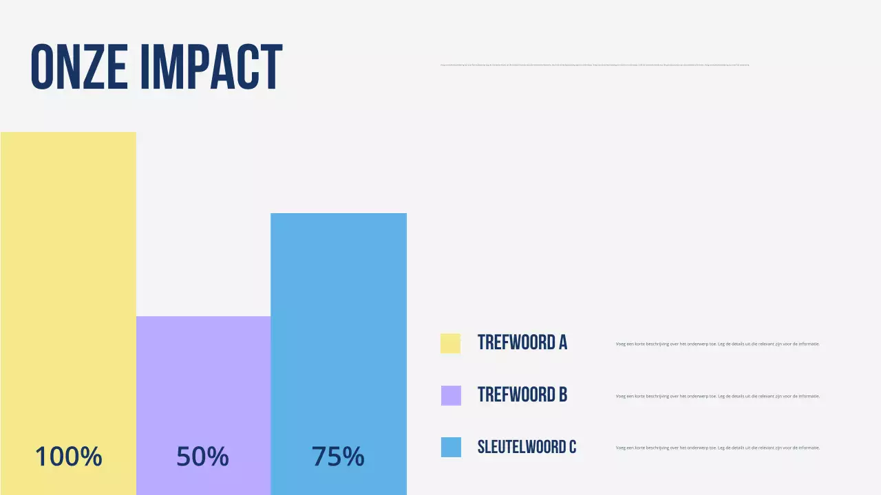 Kleurrijke moderne presentatie voor gezondheidszorgpromotie