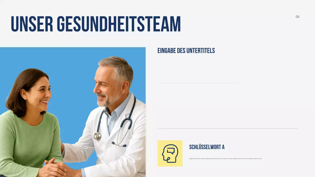 Farbenfrohe, moderne Gesundheitsförderung Präsentation