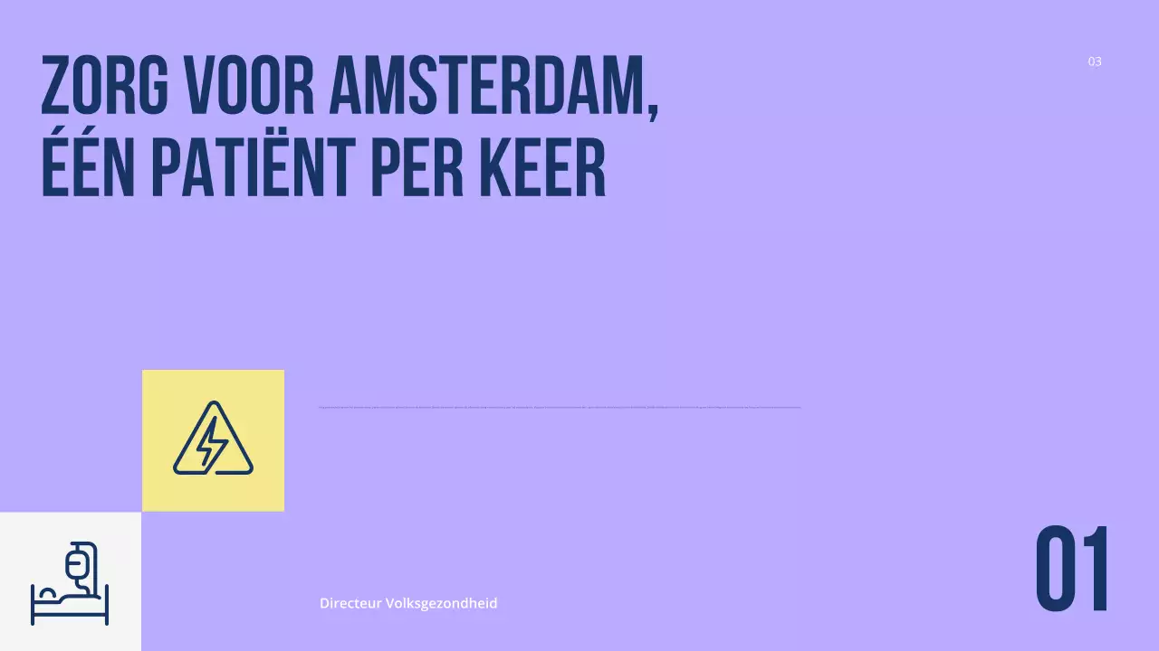 Kleurrijke moderne presentatie voor gezondheidszorgpromotie