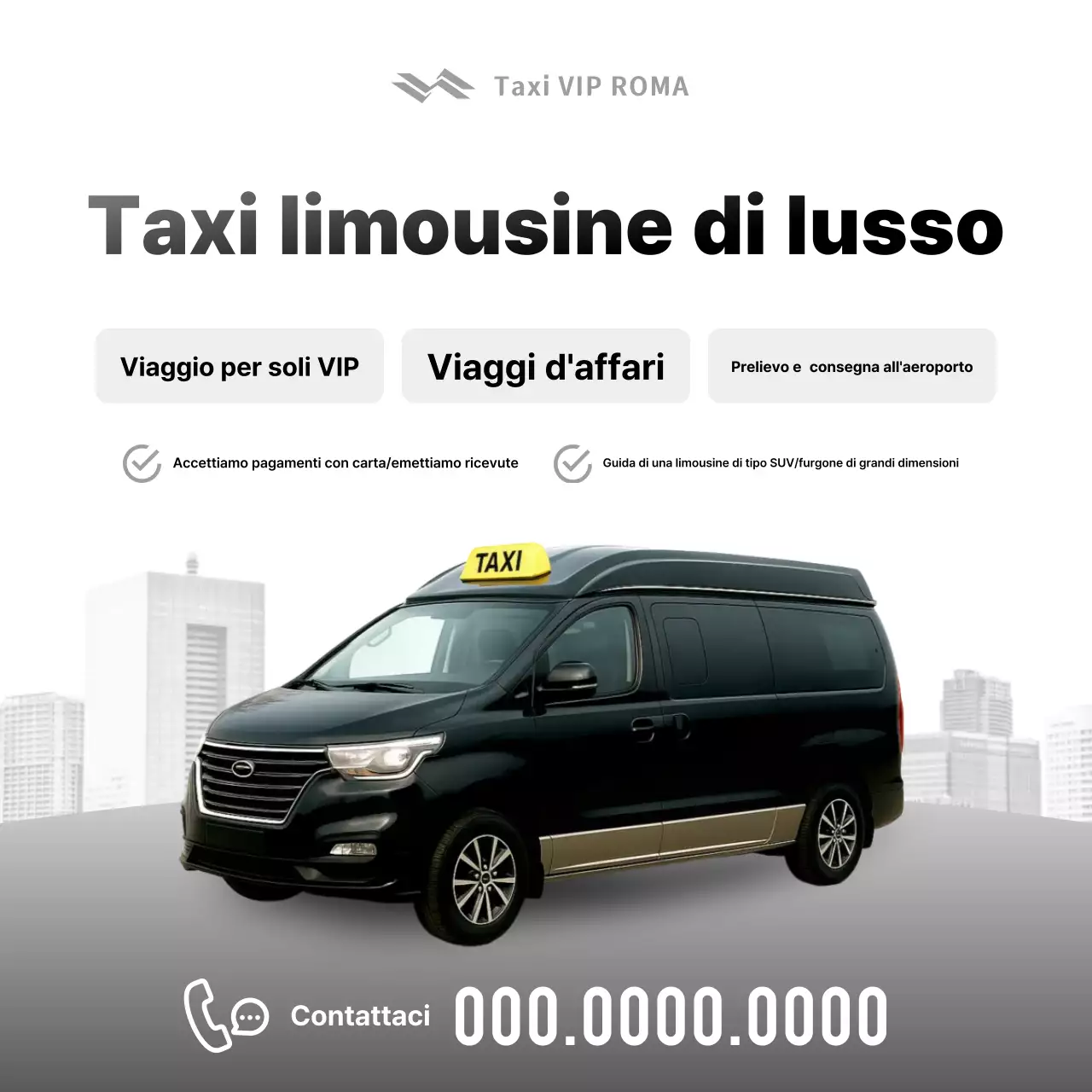 Pubblicità sul traffico moderno nero