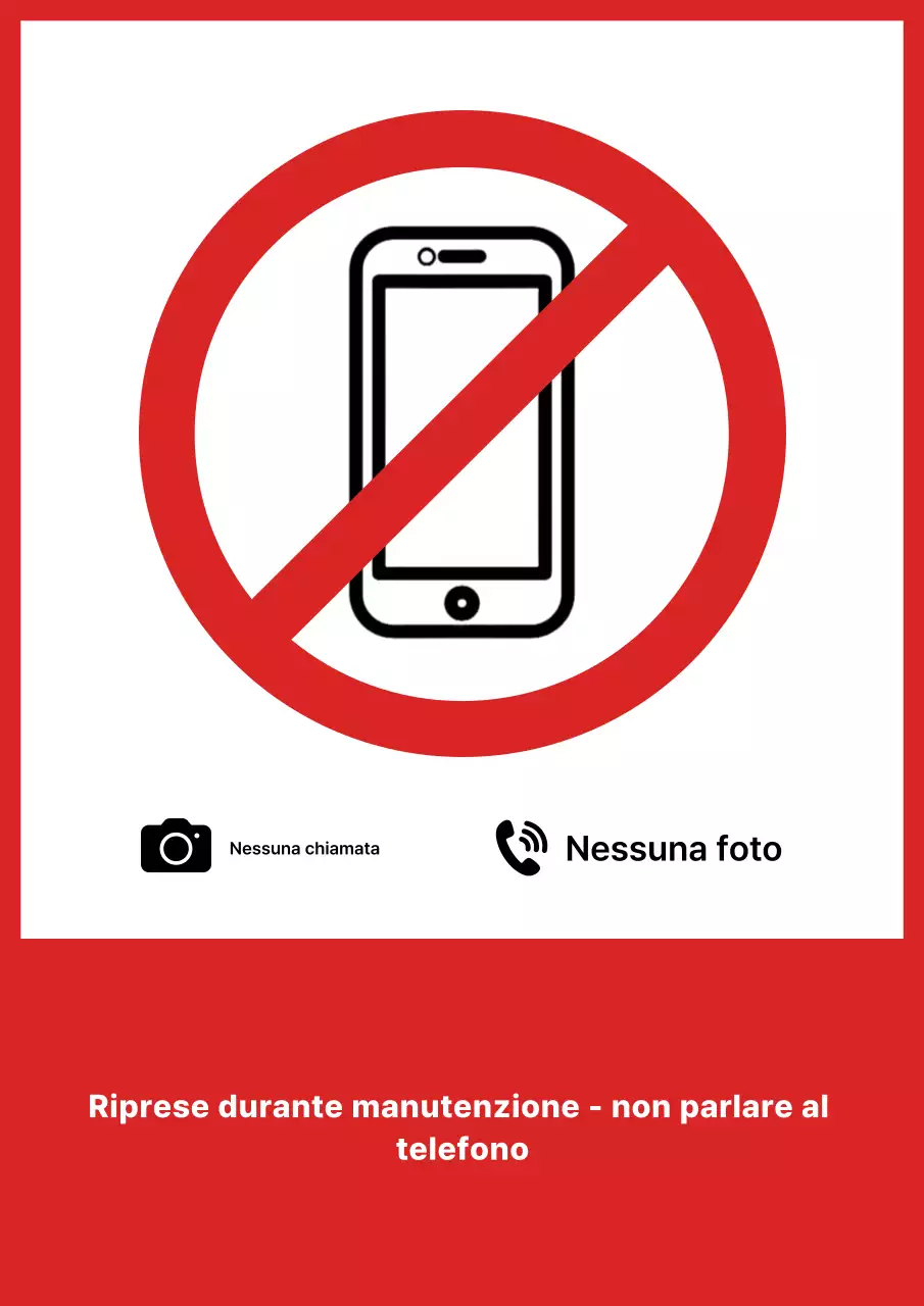 Guida alla sicurezza per officine di riparazione auto minimaliste rosse e bianche