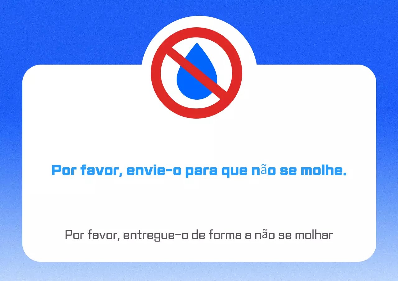Guia de Entrega Simples Azul