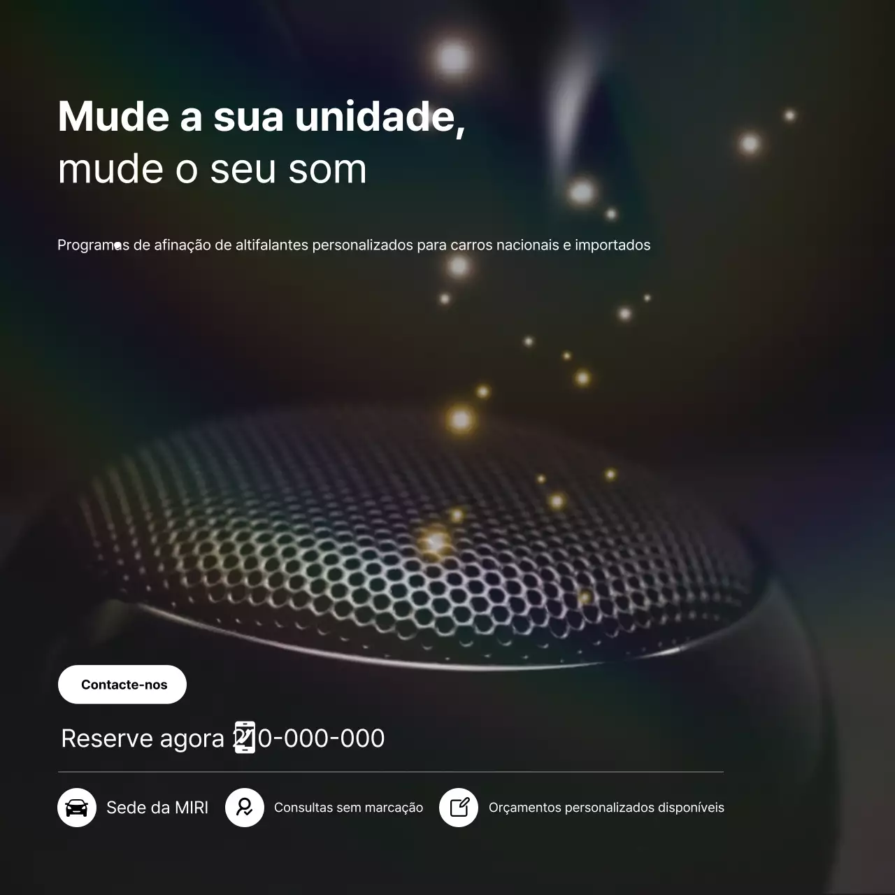 propaganda de carro preto moderno
