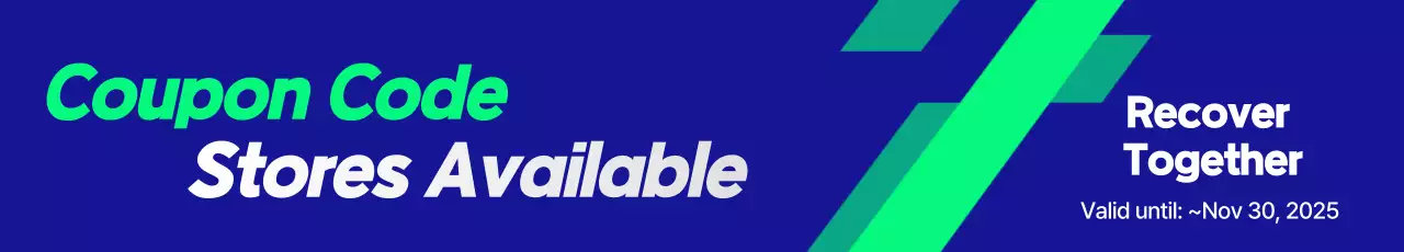 Blue Modern Consumer Coupon Promotion