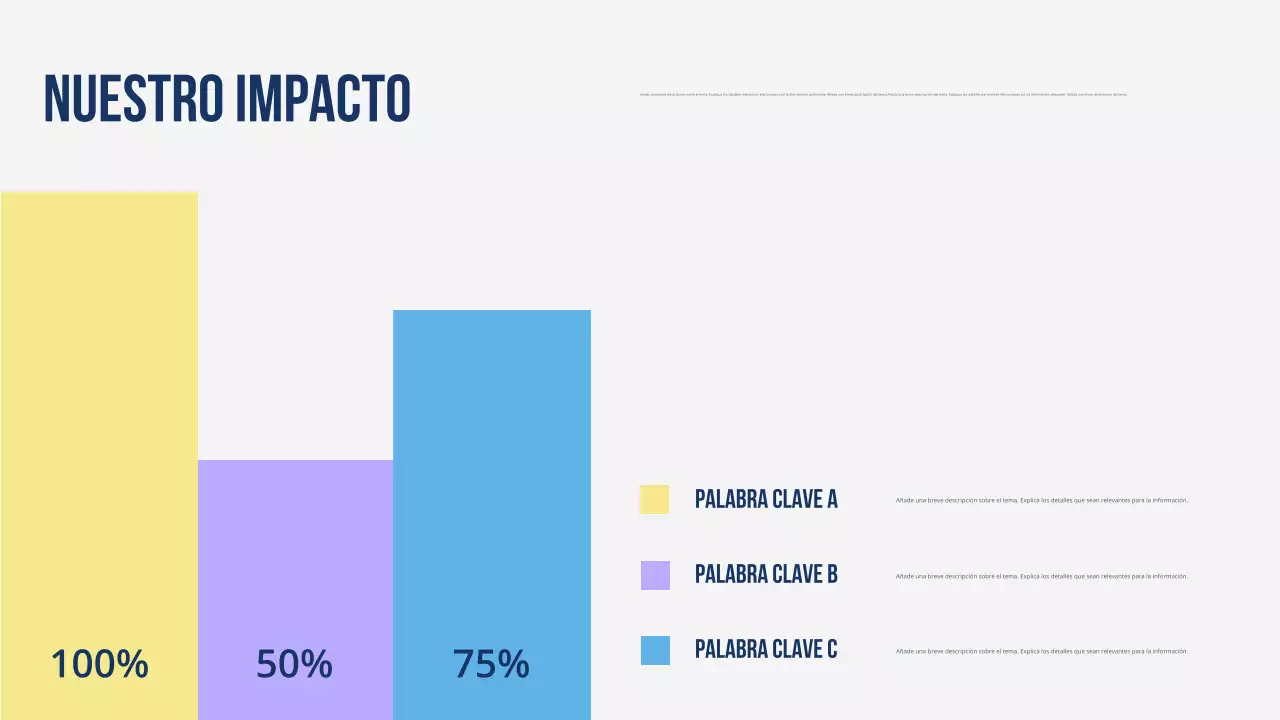 Presentación moderna y colorida de promoción de la atención médica