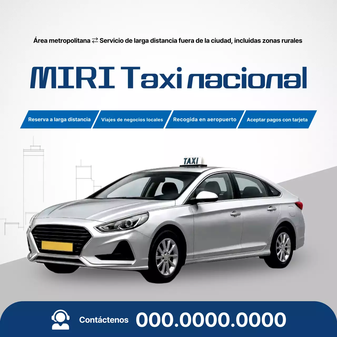 Anuncio de transporte moderno gris