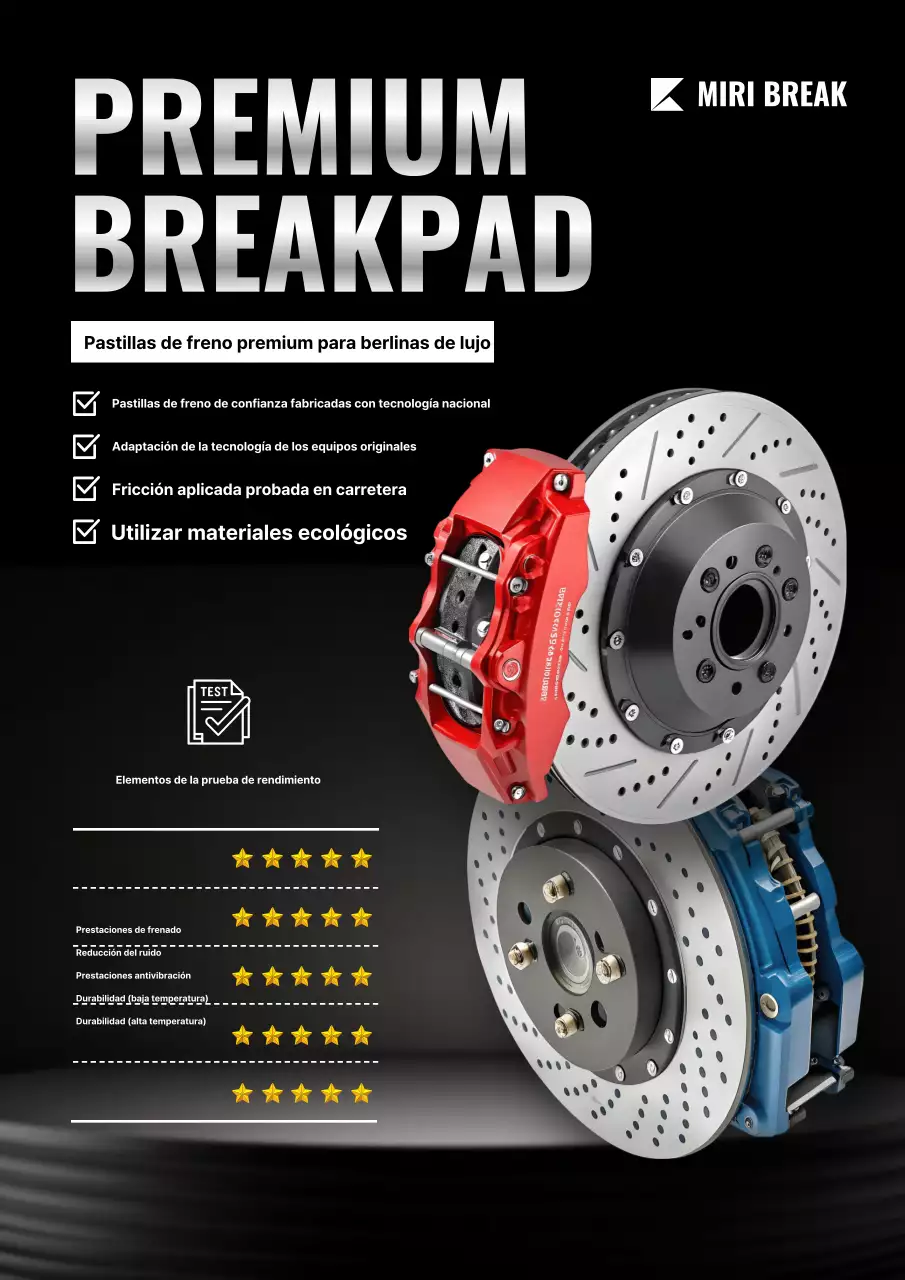 Anuncio de coche de lujo negro