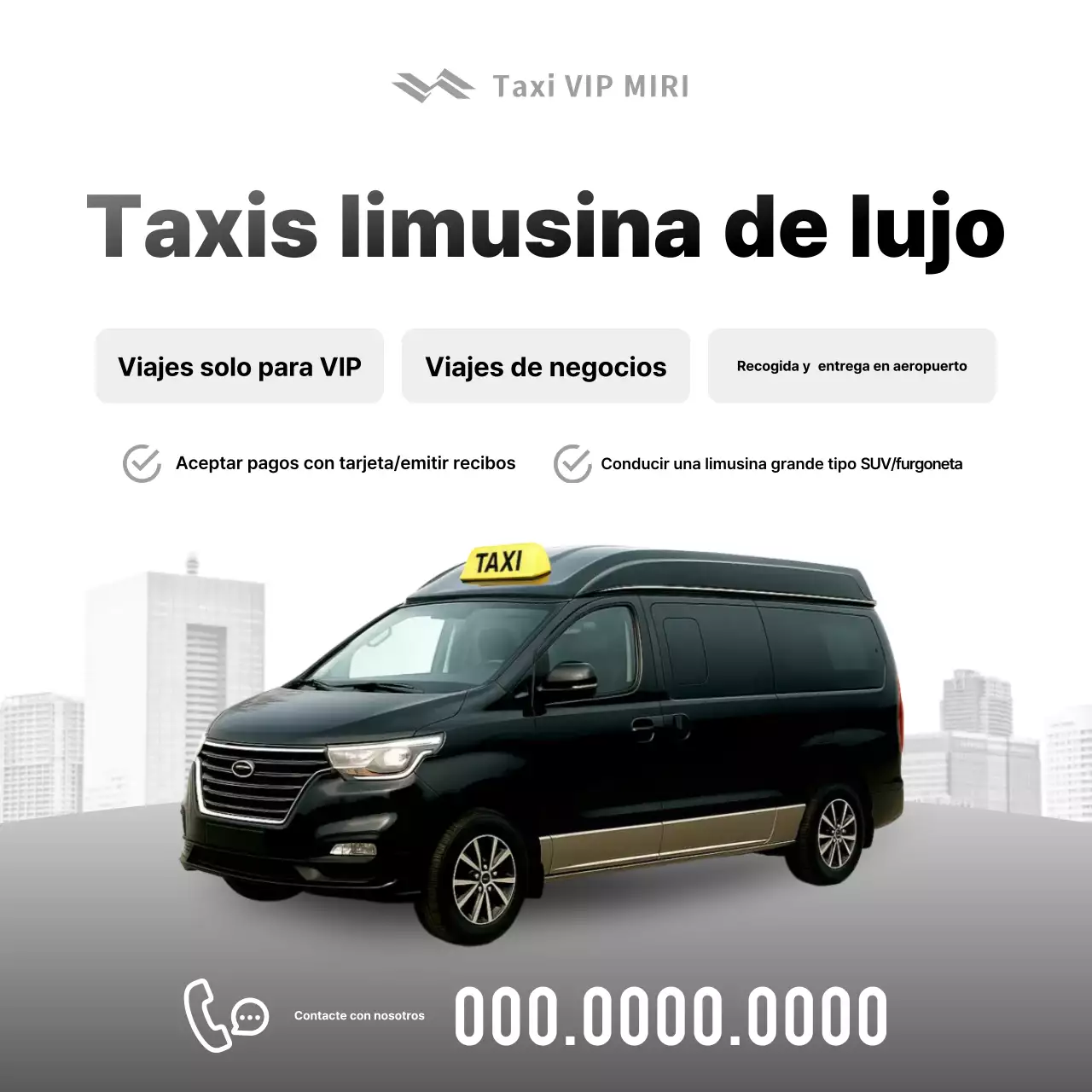 Anuncio de tráfico moderno negro