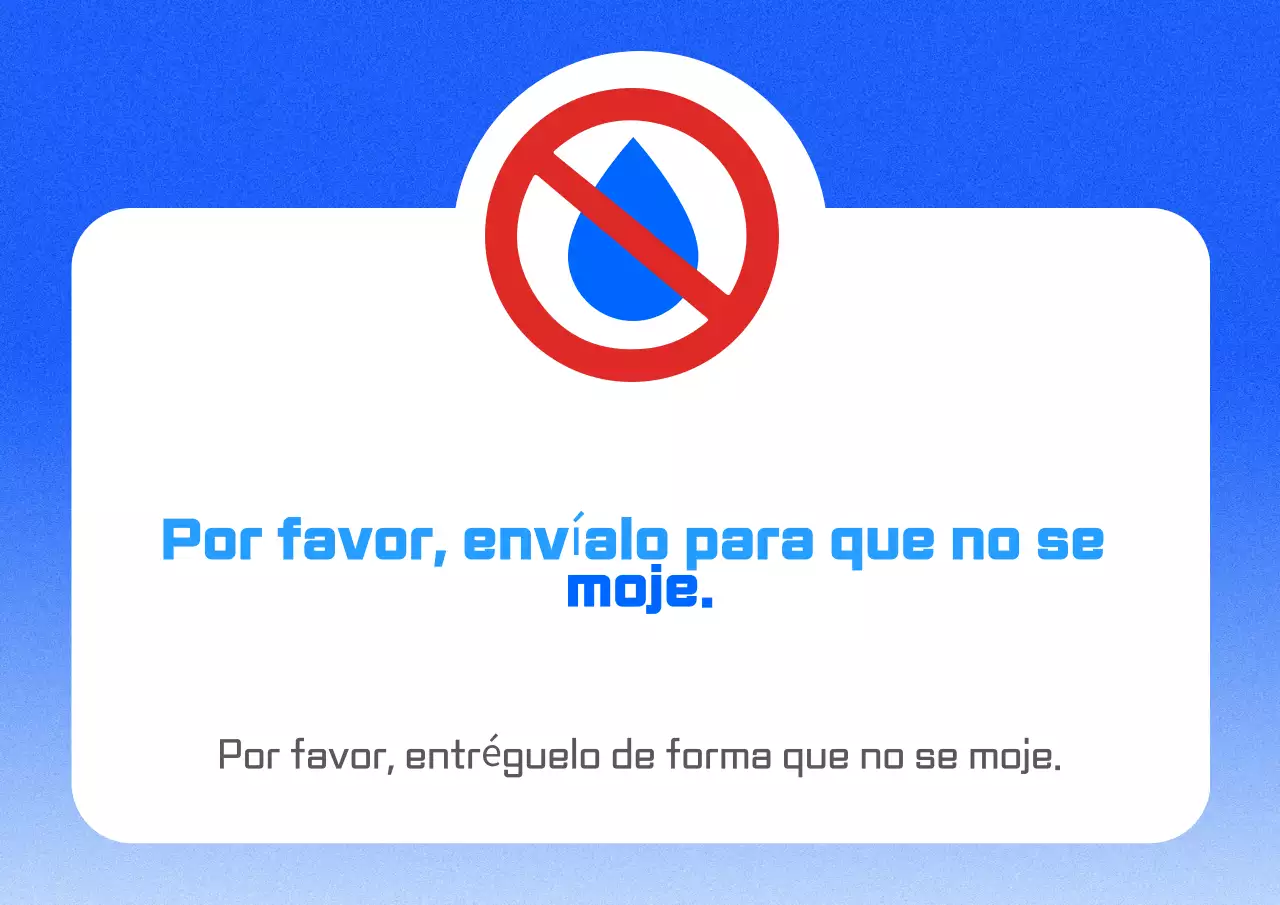 Guía de entrega sencilla de Blue