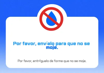 Guía de entrega sencilla de Blue