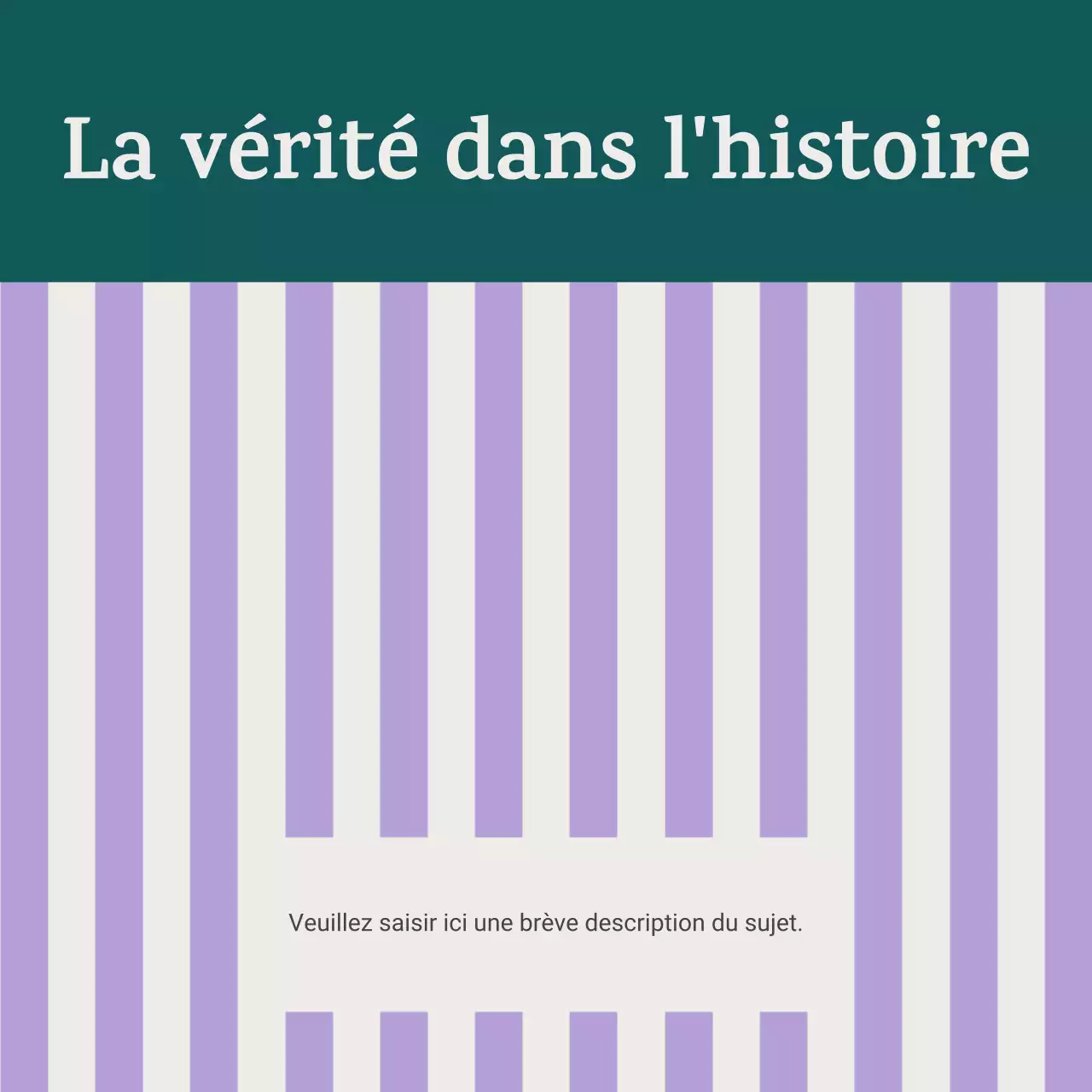 Carrousel d'annonces d'événements historiques Purple Classic