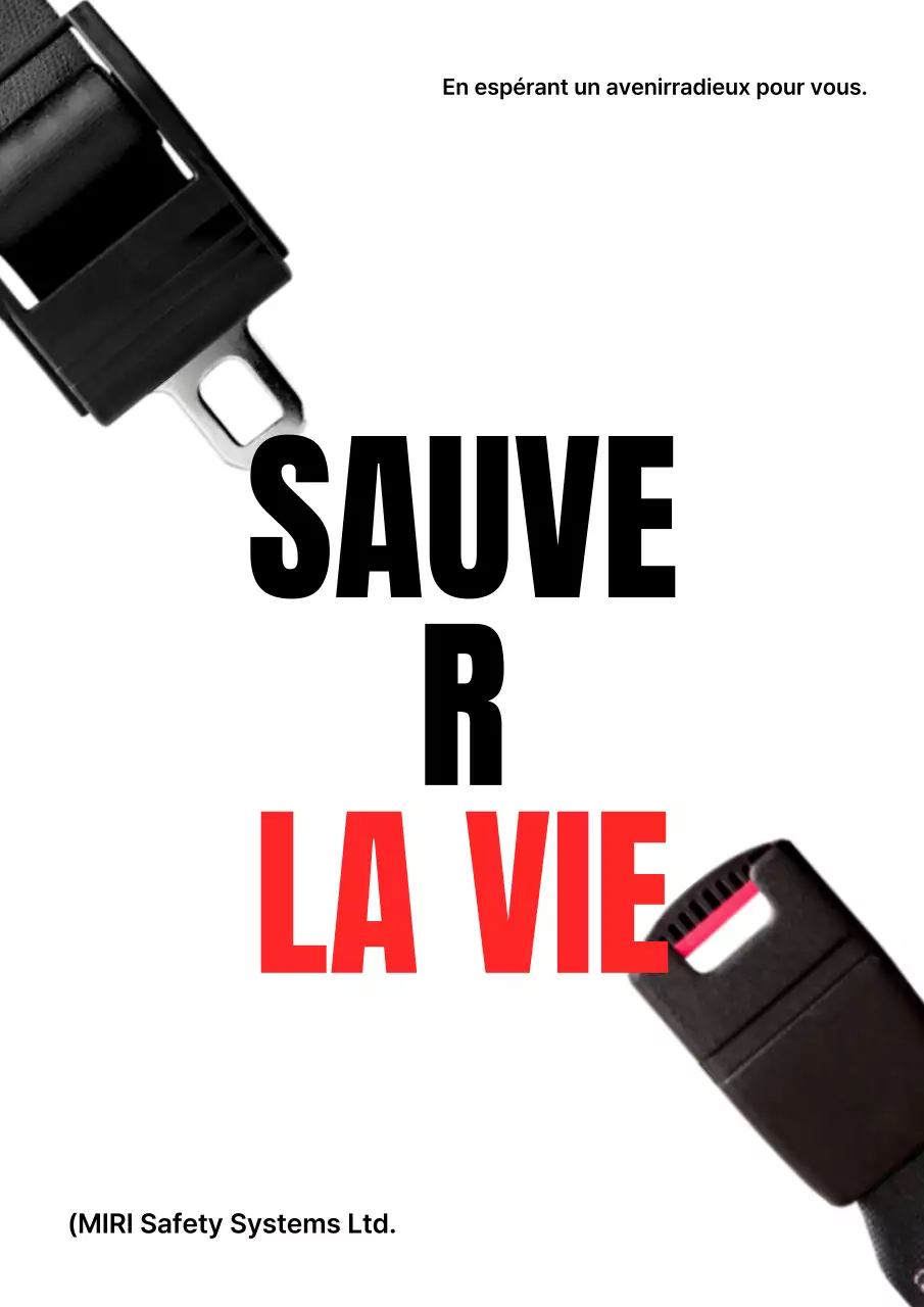 Campagne de sécurité Black Simple