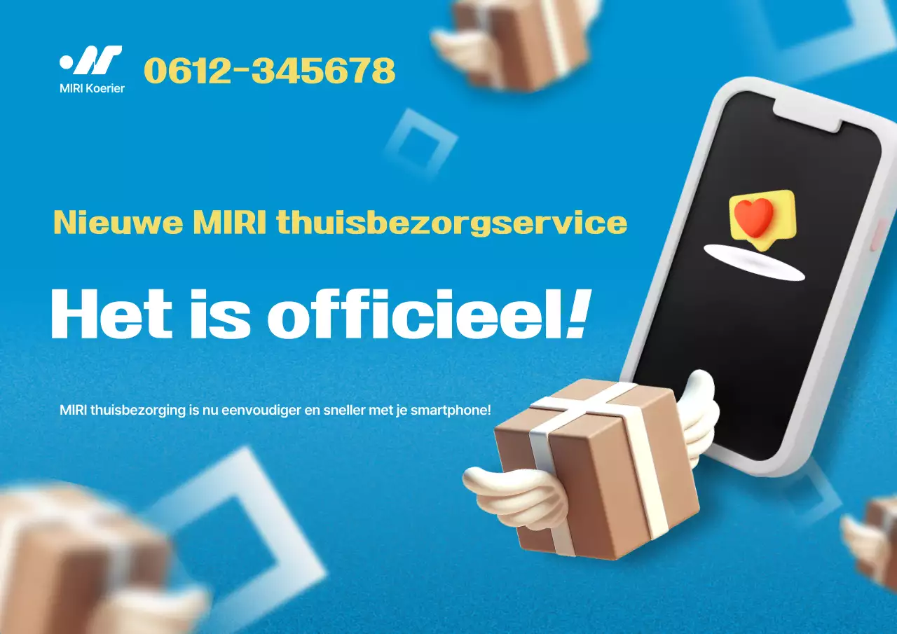 Blue Modern Courier Service geopend