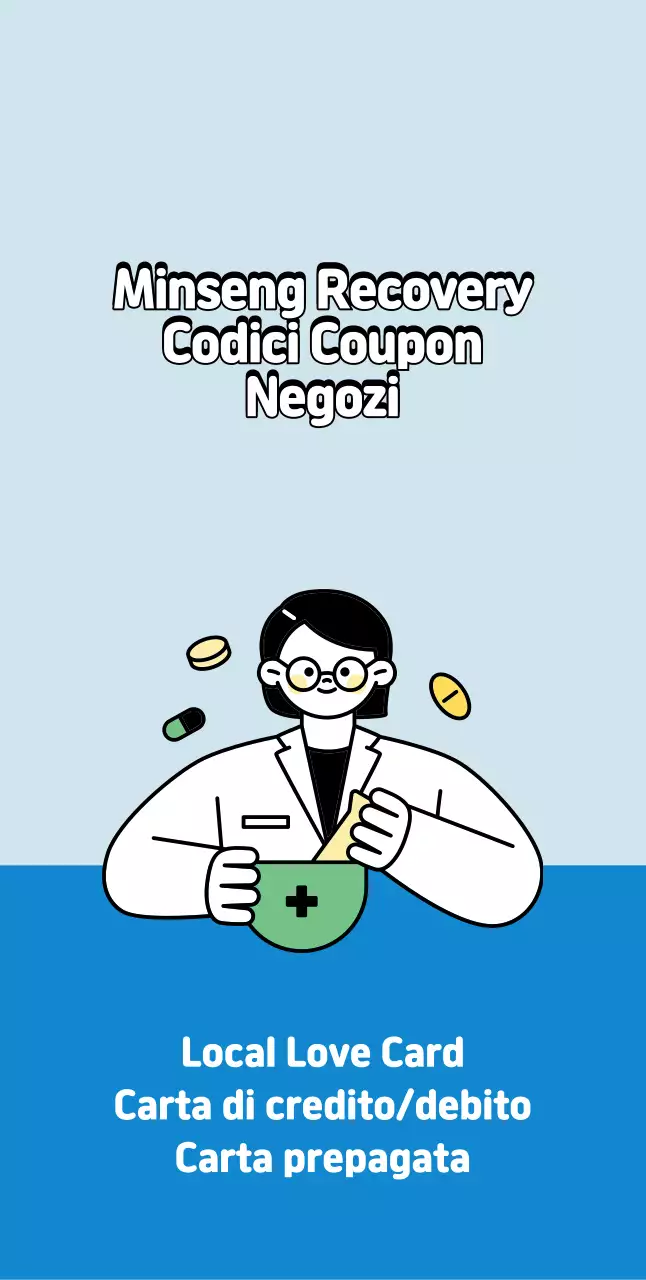 Buono sconto Blue Simple People's Livelihood Recovery