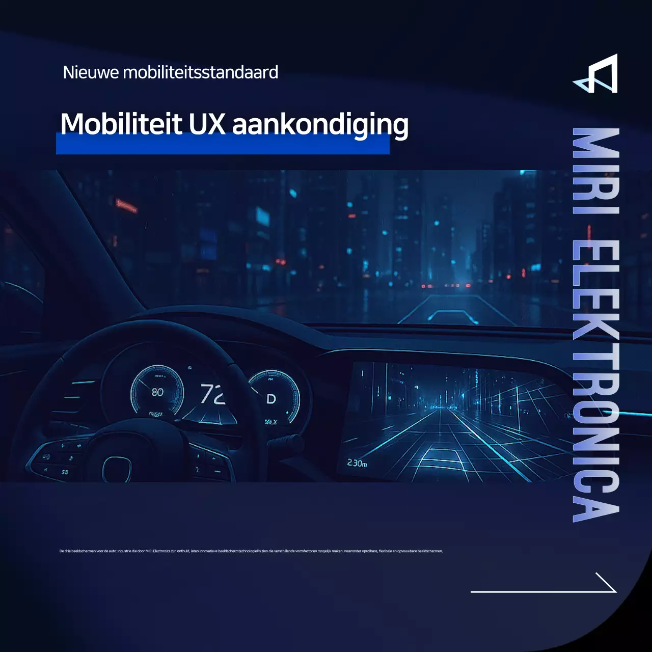 Aankondiging van Blue Modern Technology