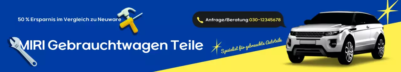 Blaue moderne Autowerbung