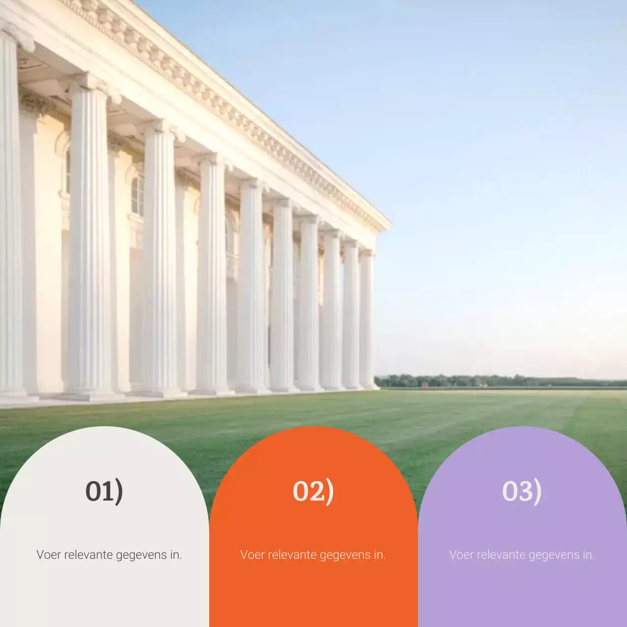 Paarse klassieke historische gebeurtenis aankondigingscarrousel