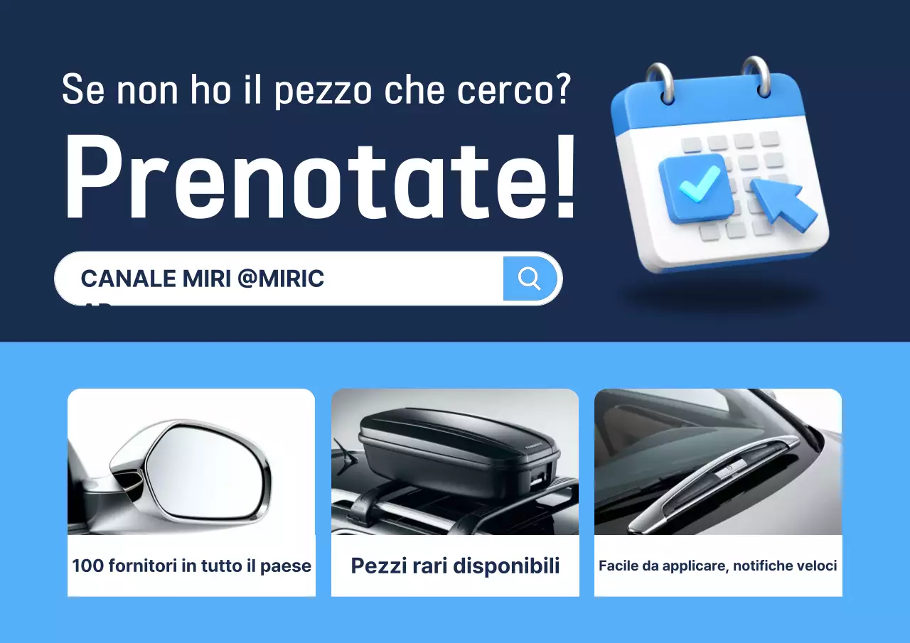 Guida alla prenotazione di Blue Modern Auto Parts