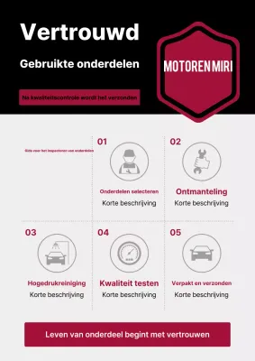 Zwarte Eenvoudige Auto-onderdelen Test Promotie