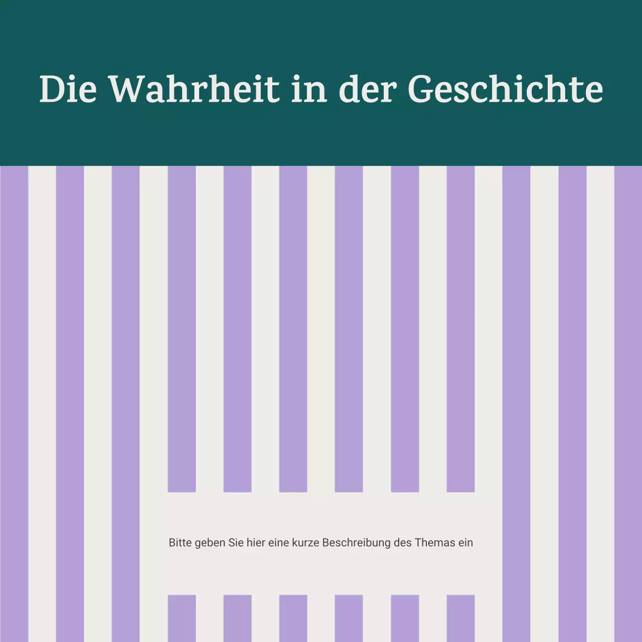 Lilafarbenes Karussell für historische Ereignisankündigungen