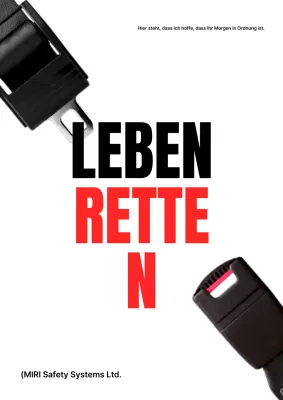 Black Simple Safety-Kampagne