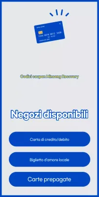 Buono per il recupero dei mezzi di sussistenza di Blue Clean People