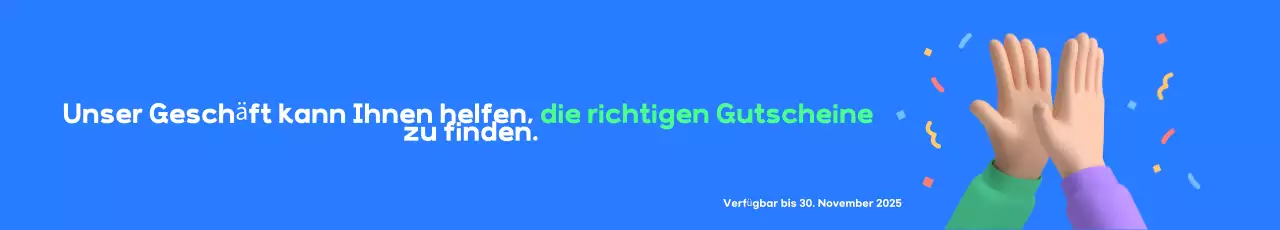 Blaue moderne Verbrauchercoupon-Werbung