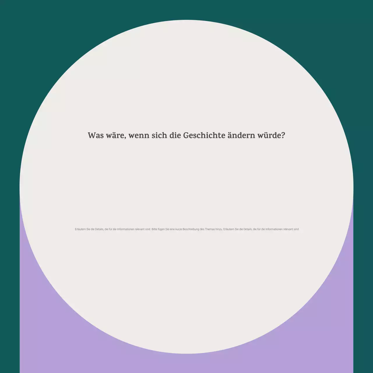 Lilafarbenes Karussell für historische Ereignisankündigungen