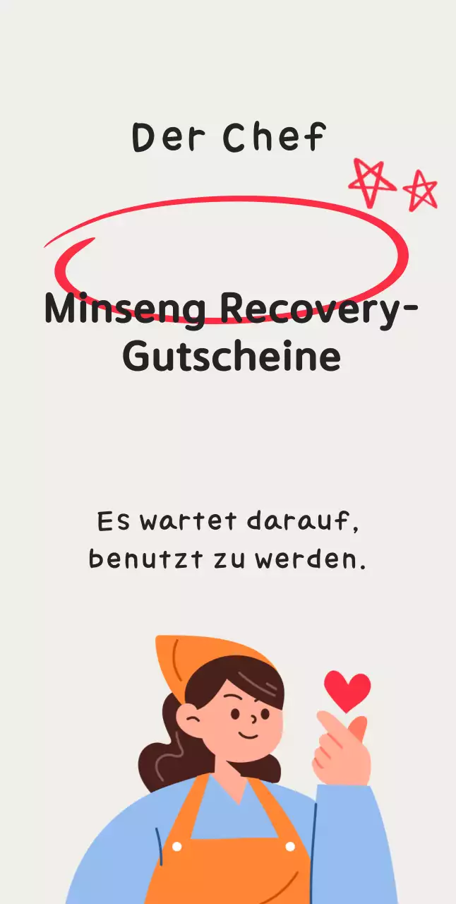 Ivory Simple Minseong Wiederherstellungsgutschein