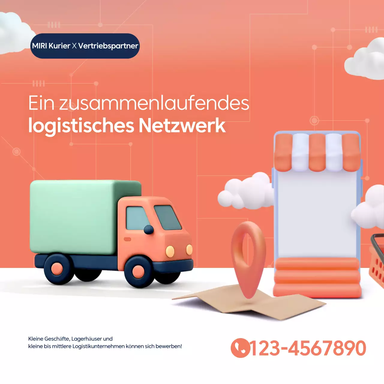 Werbung von Orange Simple Logistics