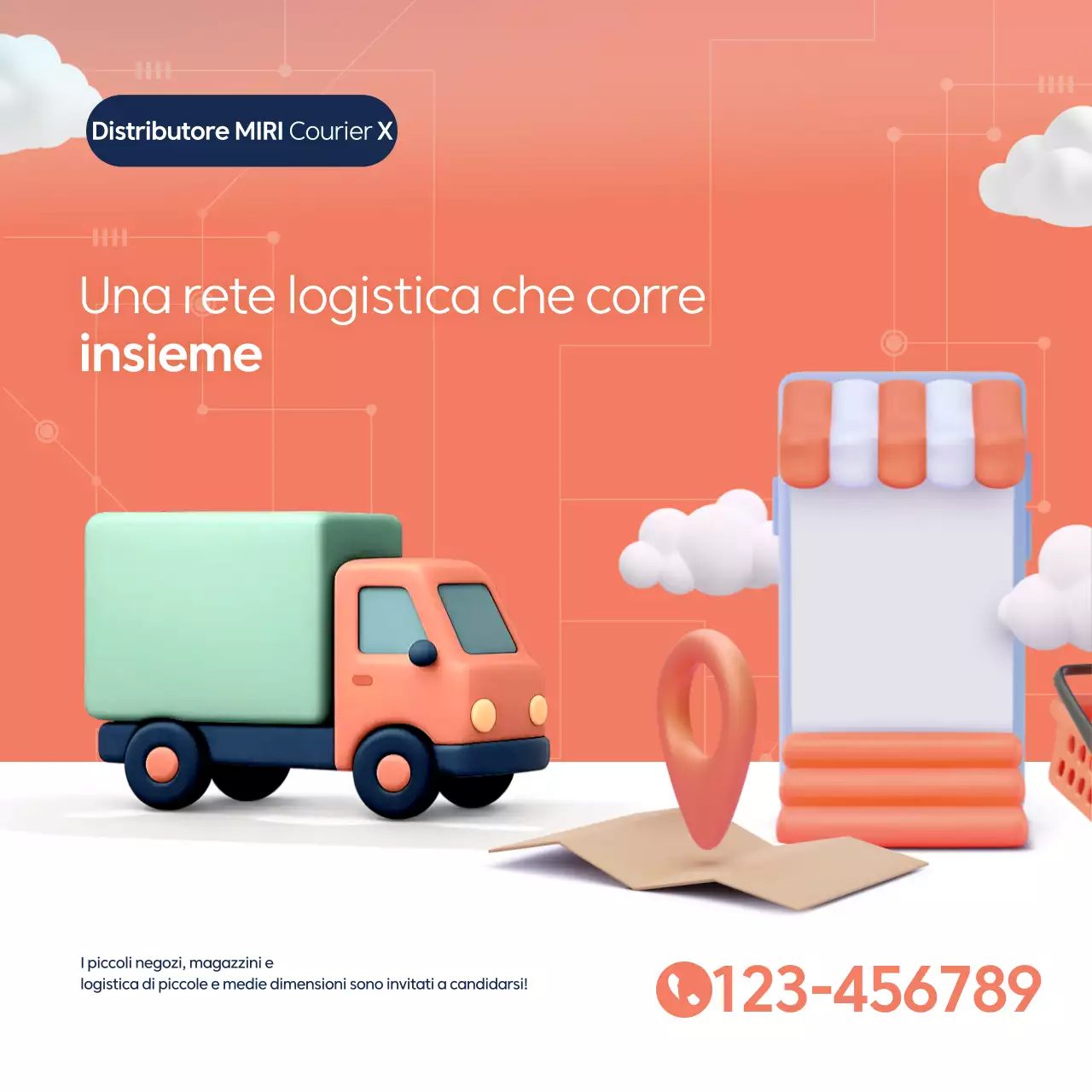 Pubblicità di Orange Simple Logistics