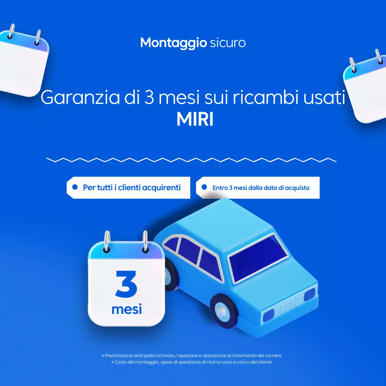 Guida al servizio di garanzia Blue Modern