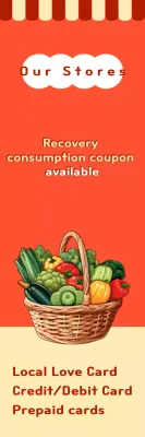 Orange Retro People's Livelihood Recovery Consumption Coupon Promotion