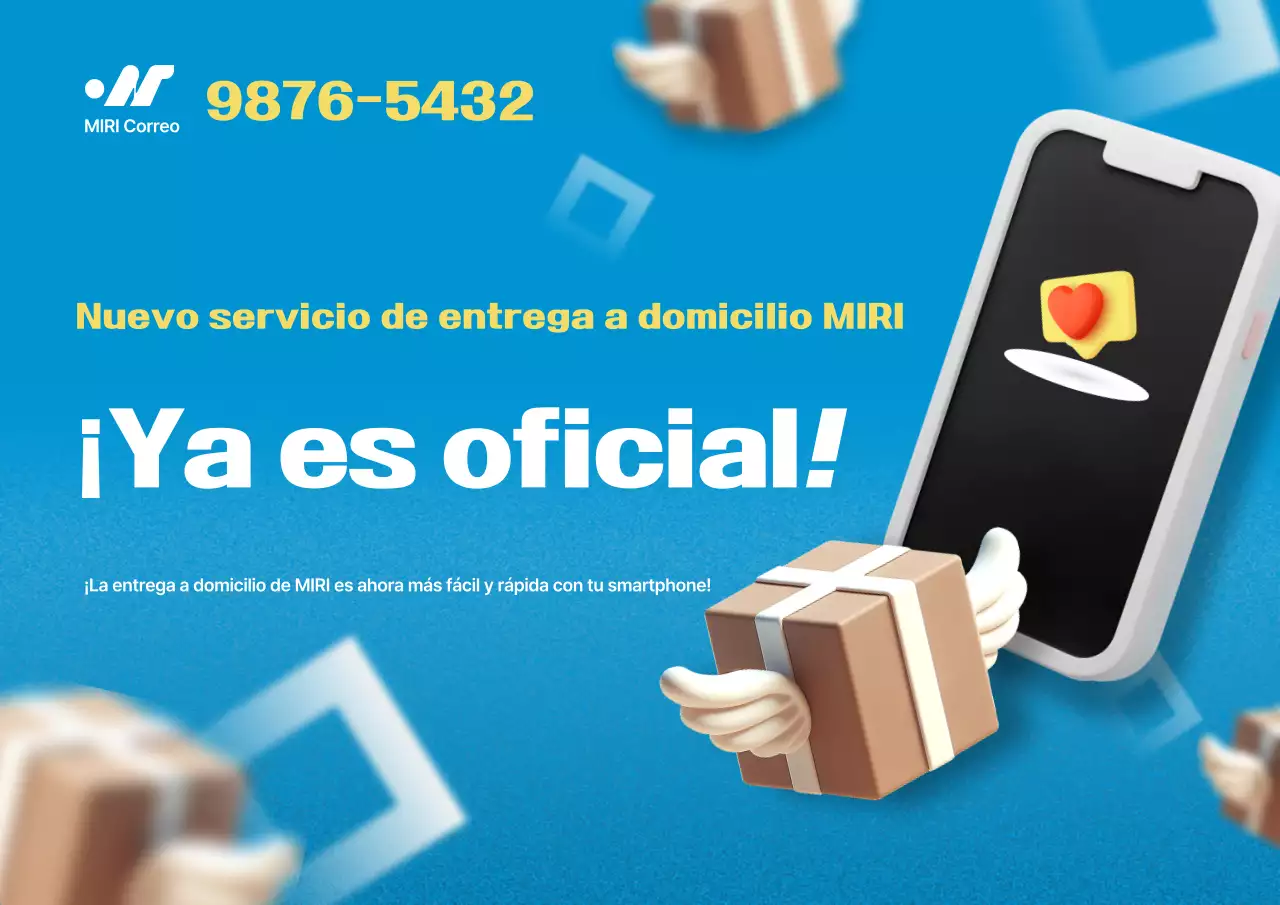 Se inaugura el servicio de mensajería Blue Modern