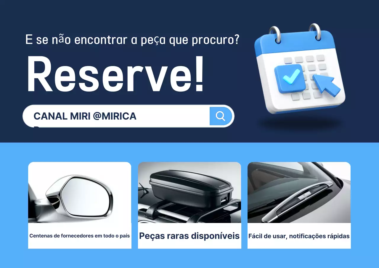 Guia de Reservas da Blue Modern Auto Parts