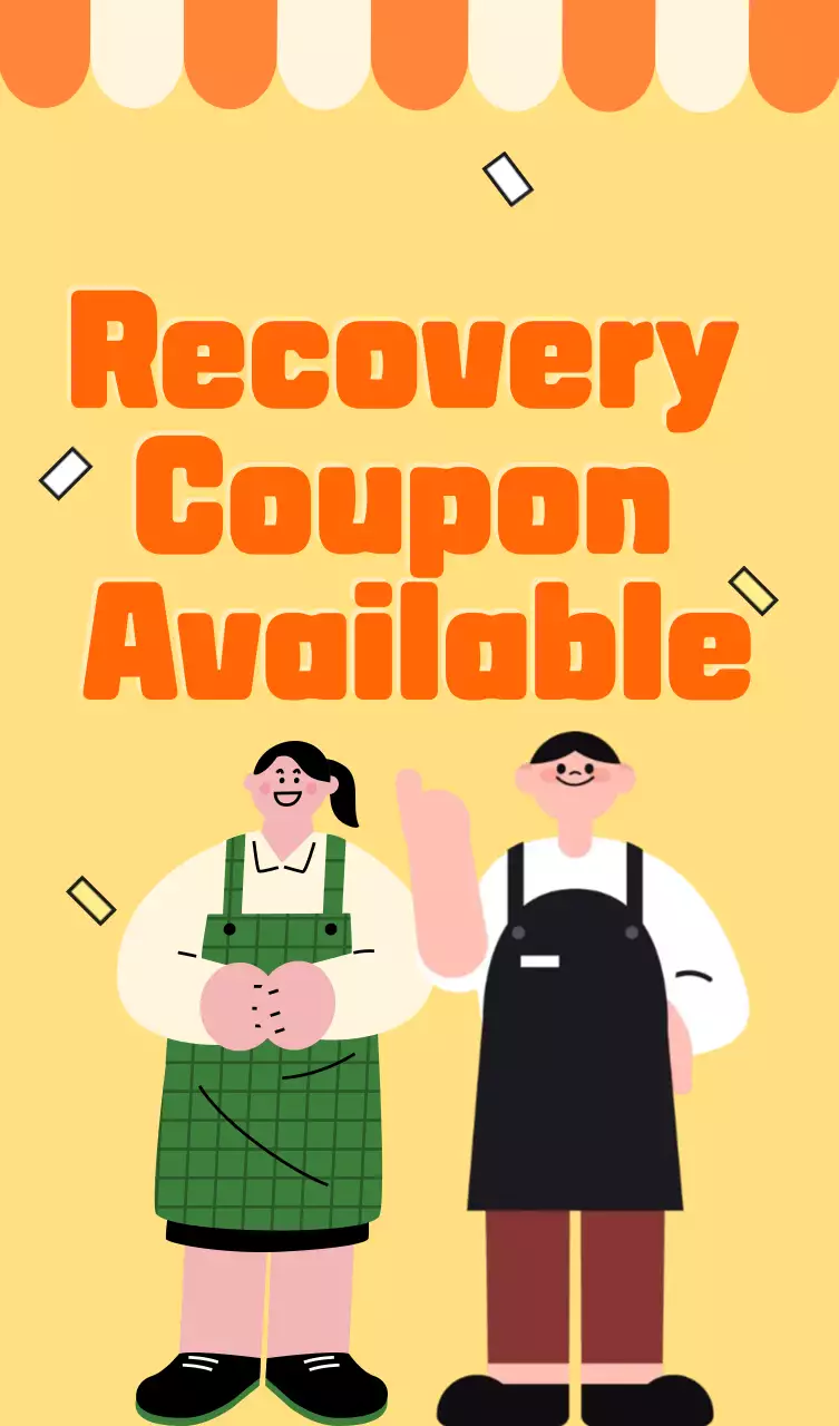 Iklan Promosi Sederhana Oranye