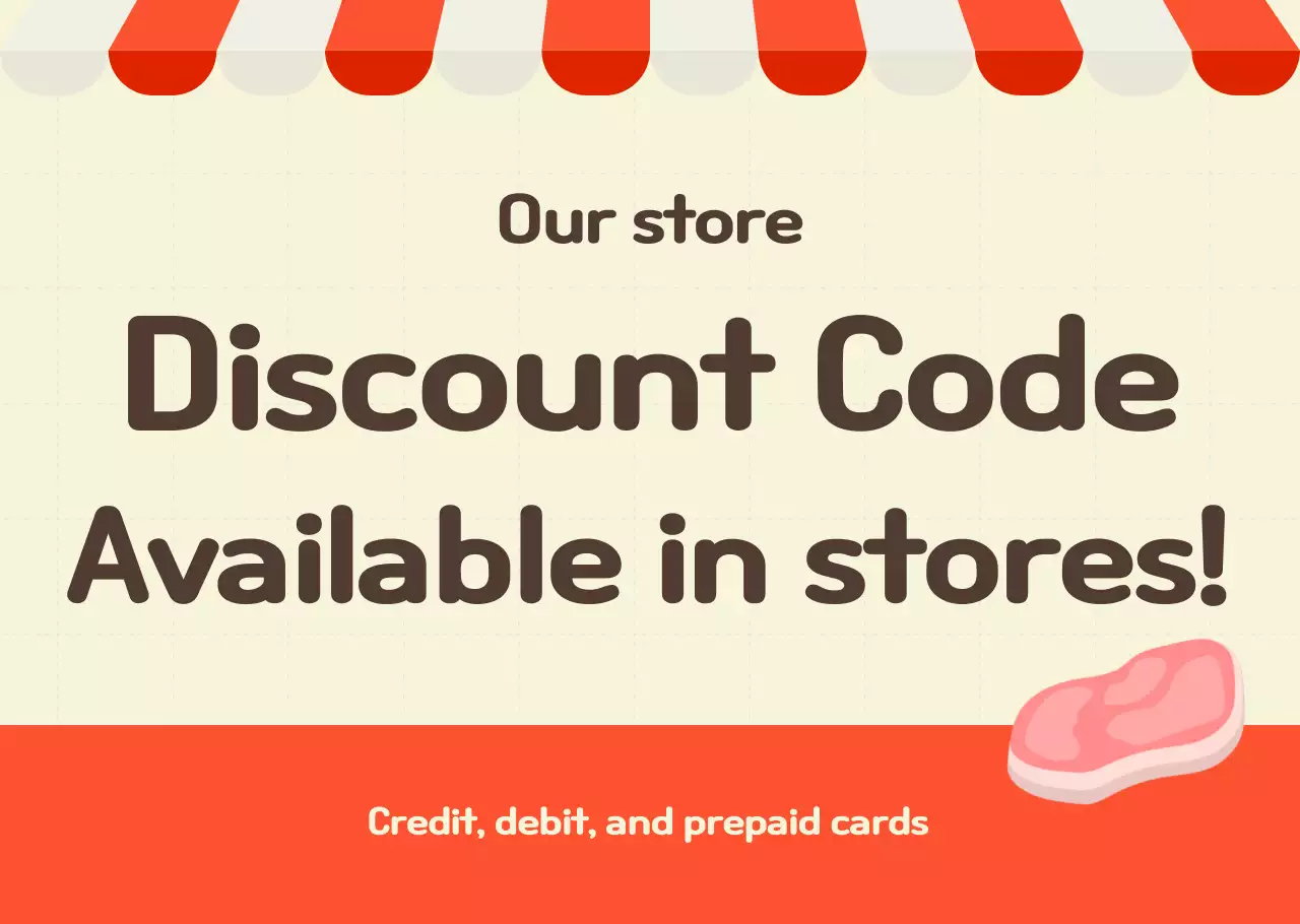 Promosi Kupon Konsumsi Pemulihan Mata Pencaharian Rakyat Sederhana Orange