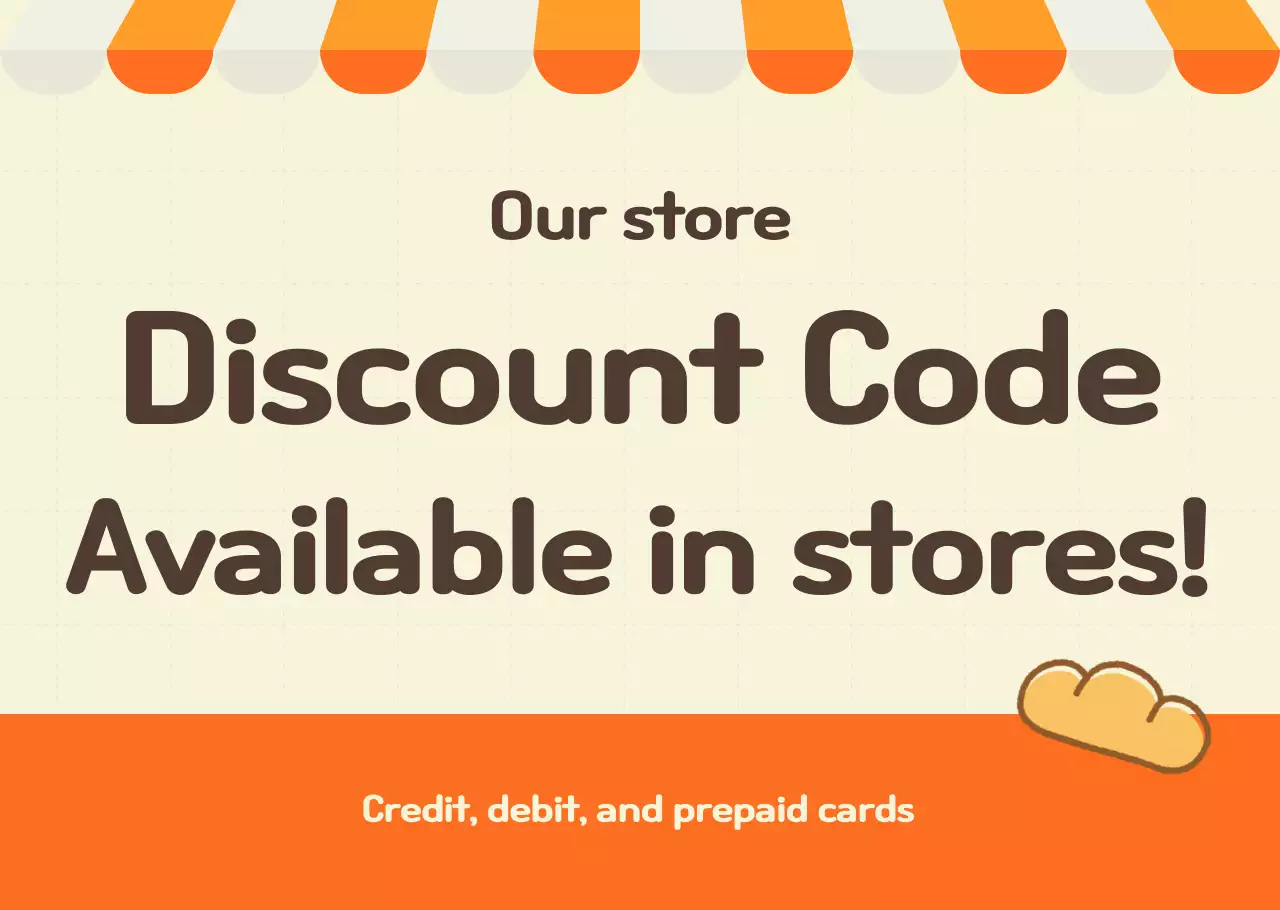 Promosi Kupon Konsumsi Pemulihan Mata Pencaharian Rakyat Sederhana Orange