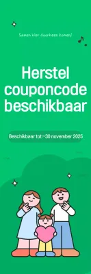 Green Simple People's Livelihood Recovery Consumptie Coupon